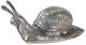Sculpture « Avantgarde Snail » (2016), version argentée de Ottmar Hörl