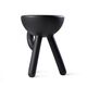 Tavolino "Tubby Stool oceanblack" (per uso interno ed esterno) – progettato da Gerard de Hoop di  Werkwaardig