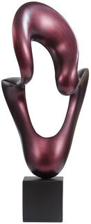 Sculptuur "Solar" (bordeaux matte versie), gegoten