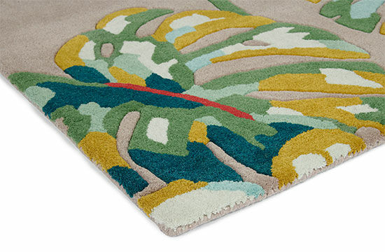 Carpet "Monstera" (medium, 240 x 170 cm)
