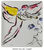 Collection Marc Chagall par Bernardaud - Bol en porcelaine "Ange Rouge"
