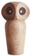 Holzfigur "Eule naturfarben" (groß, Höhe 17 cm) - Design Paul Anker Hansen von ArchitectMade