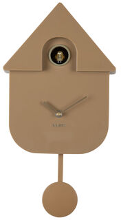Wanduhr "Modern Cuckoo", Version in Beige