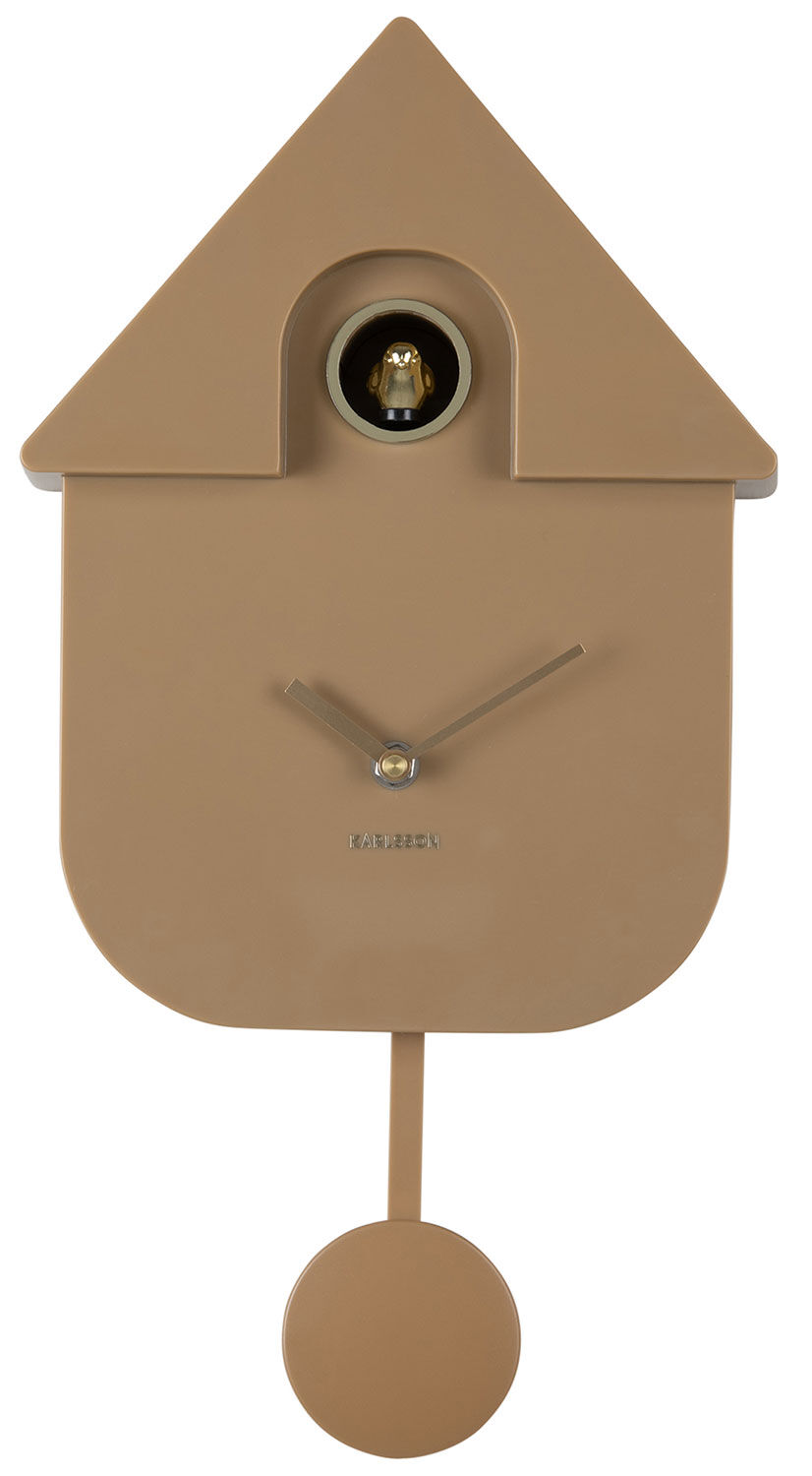 Vægur „Modern Cuckoo“, beige udgave