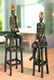 Skulpturenpaar "Kleiner König" und "Kleine Königin" im Set, Bronze von Marianne Mostert