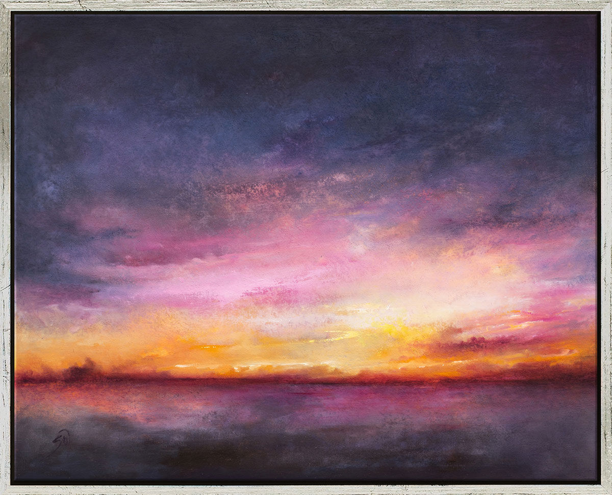 Tableau "Novembre" (2021) (Original / Pièce unique), encadré de Susann Ohlendorf