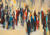 Schilderij "Get Together" (2006), op spieraam