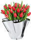 Vase "Margeaux" (sans décorations), acier inoxydable de Philippi