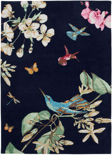 Teppich "Kolibri" (170 x 240 cm), Version in Dunkelblau
