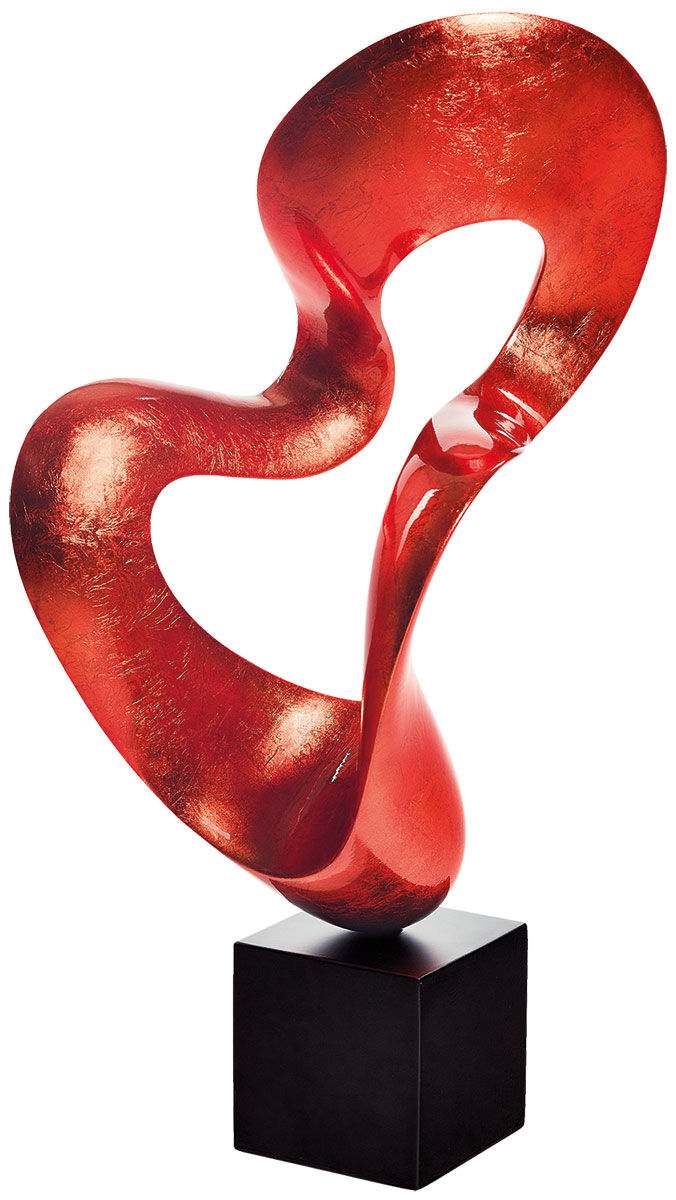 Sculpture "Solar" (version rouge), fonte