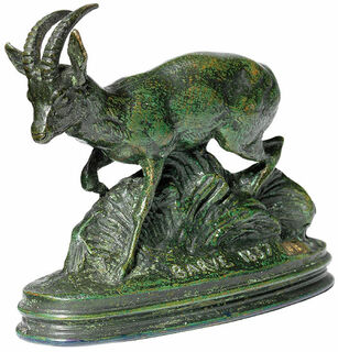 Skulptur "Äthiopische Gazelle" (1837), Bronze