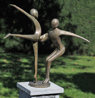 Sculpture de jardin "Danse de la passion", Bronze