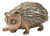 Tuinbeeld "Jonge egel, goede neus", brons