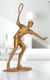 Skulptur "Tennisspieler", Bronze von Torsten Mücke