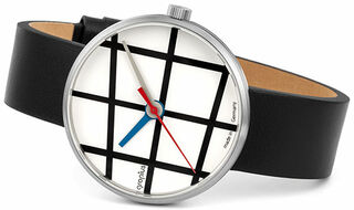 Wristwatch "Window white" Bauhaus style