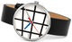 Polshorloge "Venster wit" Bauhaus-stijl - voor heren