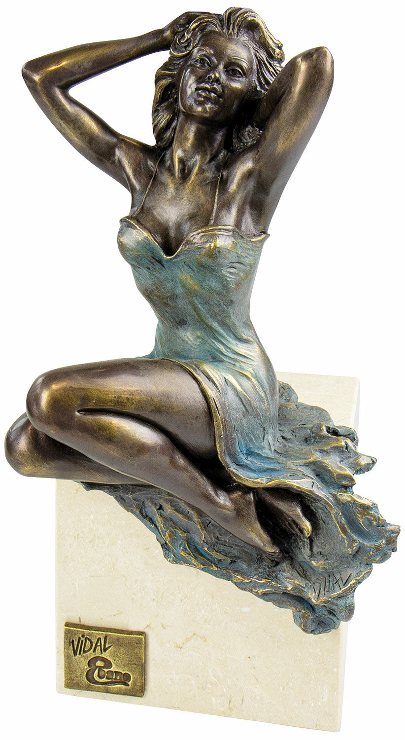 Sculpture "Good Morning", bonded bronze by Manel Vidal