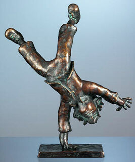 Sculpture "Cartwheeler", bronze von Gisela von Wittich - v. Poncet