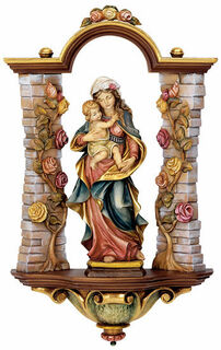 "Madonna of the Rose with Rose Niche"