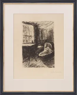Bild "Kind im Wiegenkorb" (1890)