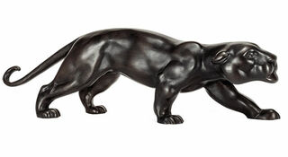 Garden sculpture "Panther" (large version), bronze