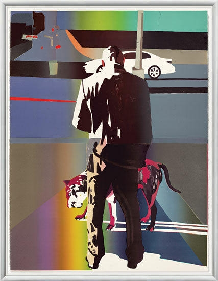 Beeld "Man en hond, Harlem New York" (2012) von Erik A. Frandsen
