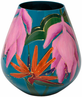 Vase en verre "Pink Dream" von Milou van Schaik Martinet