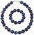 Pearl jewellery set "Hora Azul"