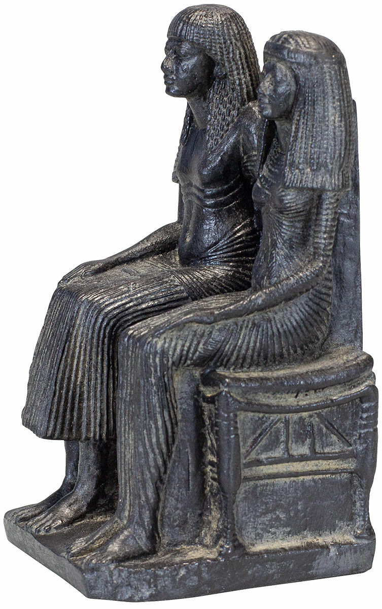 Sculpture "Couple égyptien", fonte