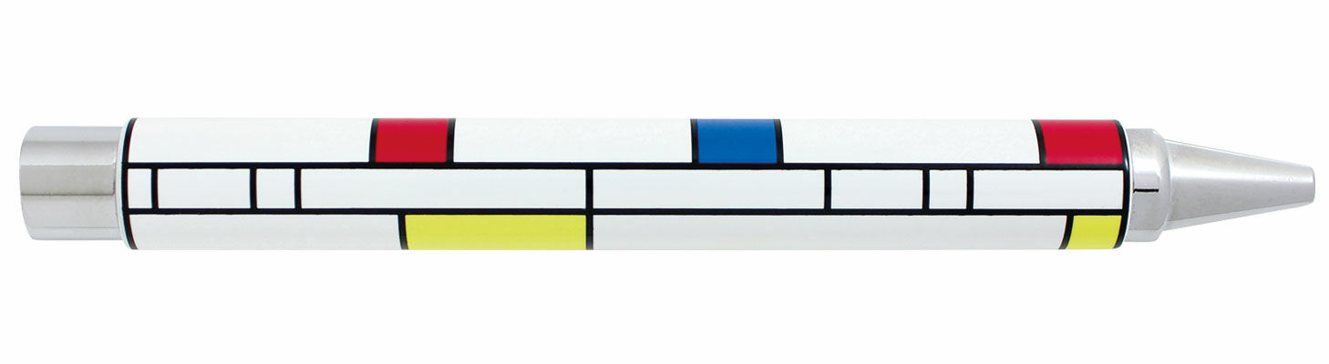 Artist's rollerball pen - inspired by Piet Mondrian