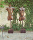 Skulpturenpaar "Adam und Eva", Bronze von Paul Wunderlich