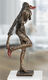 Skulptur "Bürofrau-Balance", Bronze von Vitali Safronov