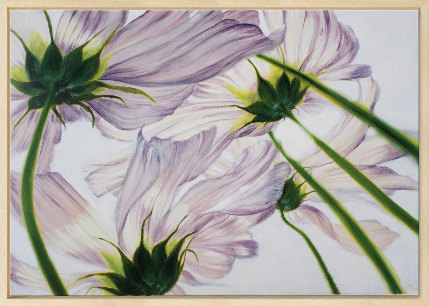 Bild "o. T." (2014) (Original / Unikat), gerahmt von Anette Koch