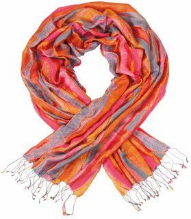 Silk scarf "Sunset"