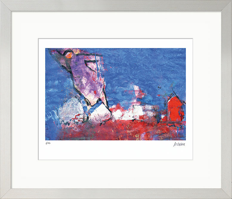 Picture "Angel above the City" (2020), framed by Armin Mueller-Stahl