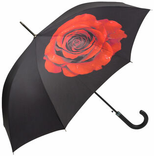 Stick umbrella "Meditative Rose"