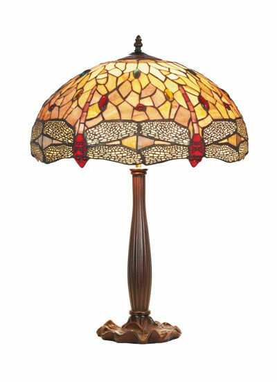 Lampe de table "Libellule" - d'après Louis C. Tiffany