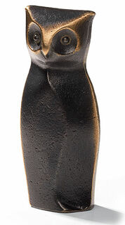 Tierplastik "Uhu", Bronze