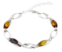 Amber armband "Fenestra"