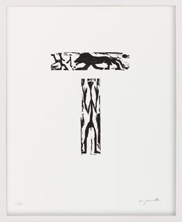 Bild "Ohne Titel" (1988/89) von A. R. Penck