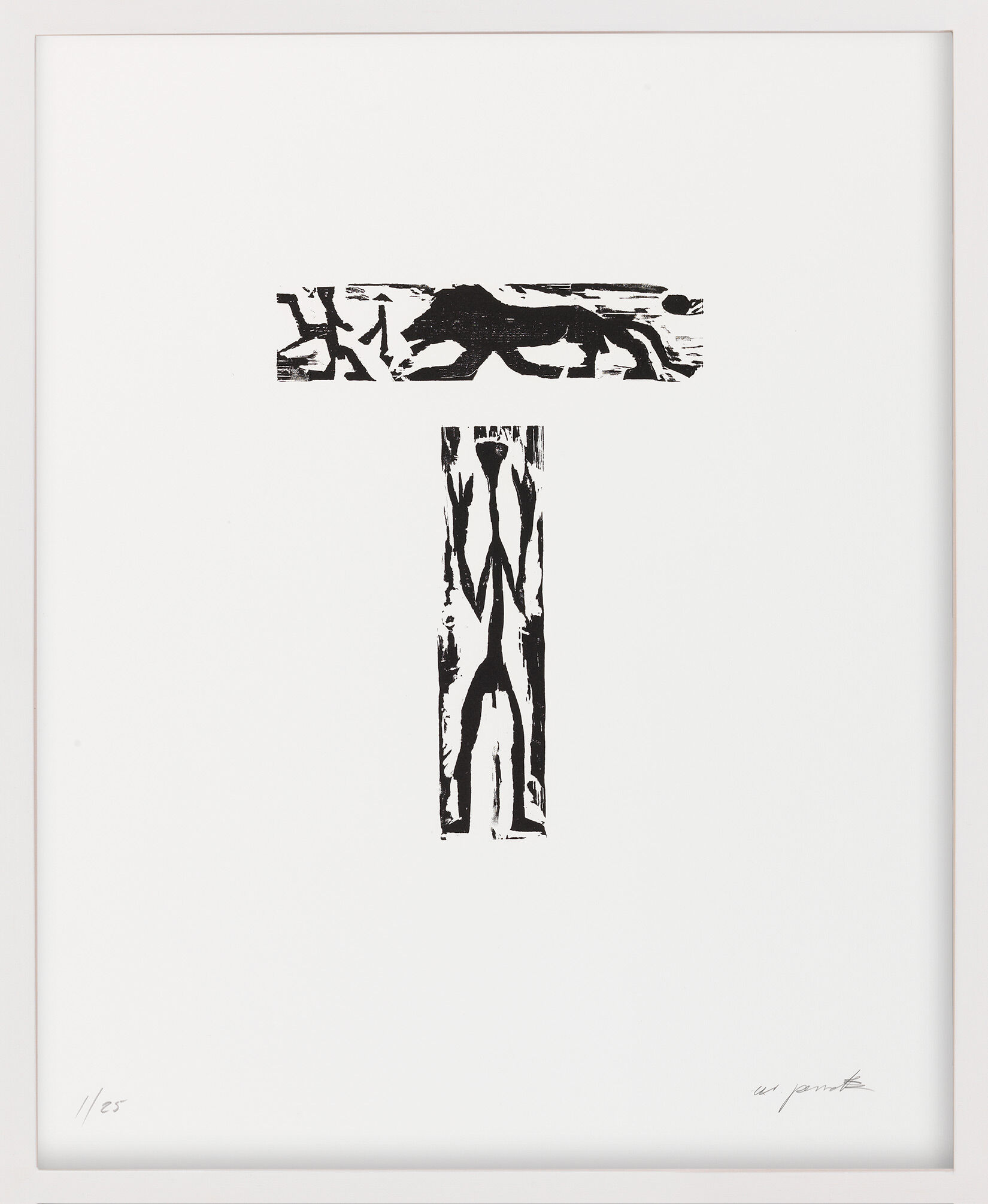 Tableau "Sans titre" (1988/89) von A. R. Penck