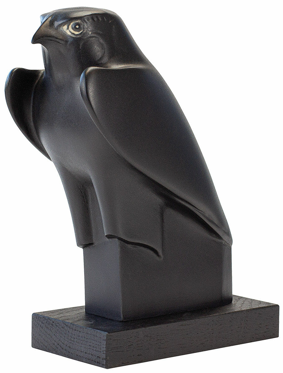 Skulptur "Horus Falcon", støbt