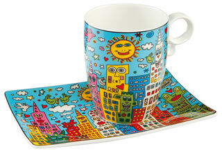 Coffee cup "My New York City Day", porcelain