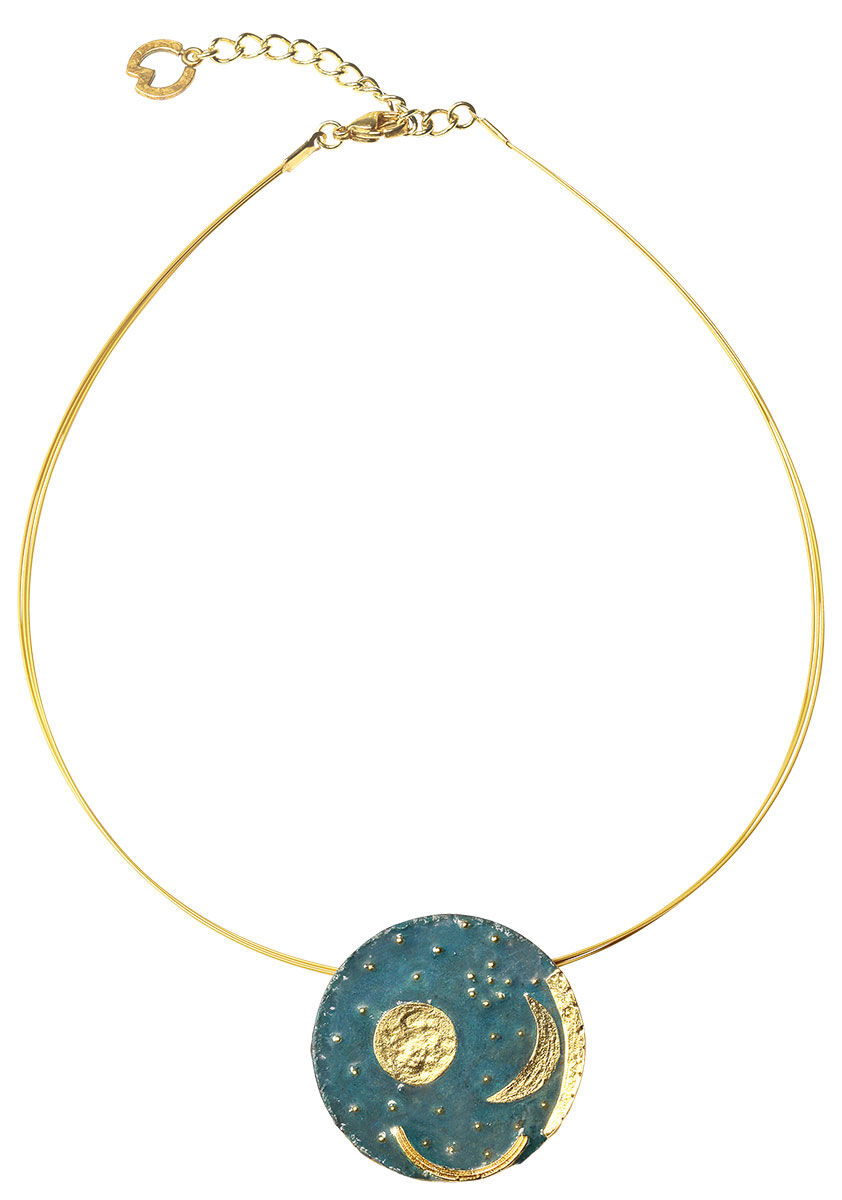 Halskæde "Nebra Sky Disc" af Petra Waszak