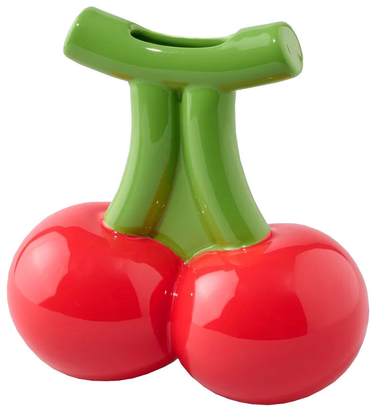 Keramikvase / Deko-Objekt "Cherry" von Fluid Market