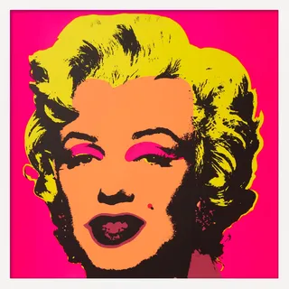 Obraz „Sunday B. Morning Marilyn – béžová, růžová, žlutá, fialová“