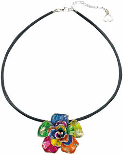 Necklace "Rainbow Blossom"