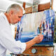 Quadro "Golden Day - Anniversary Edition" (2022, pezzo unico seriale), incorniciato di Robert Hettich