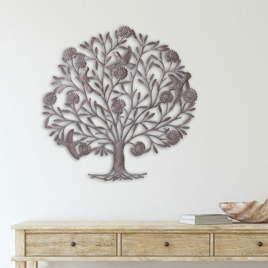 Wall Object "L'Arbre", iron by Rony