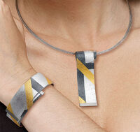Sieraden set "Zwart en goud"